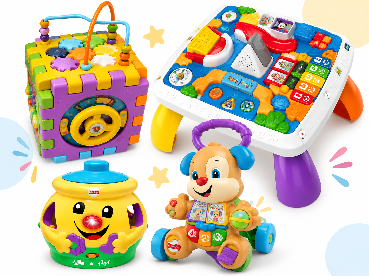 Educational Baby & Toddler Toy Set – 4 Pieces